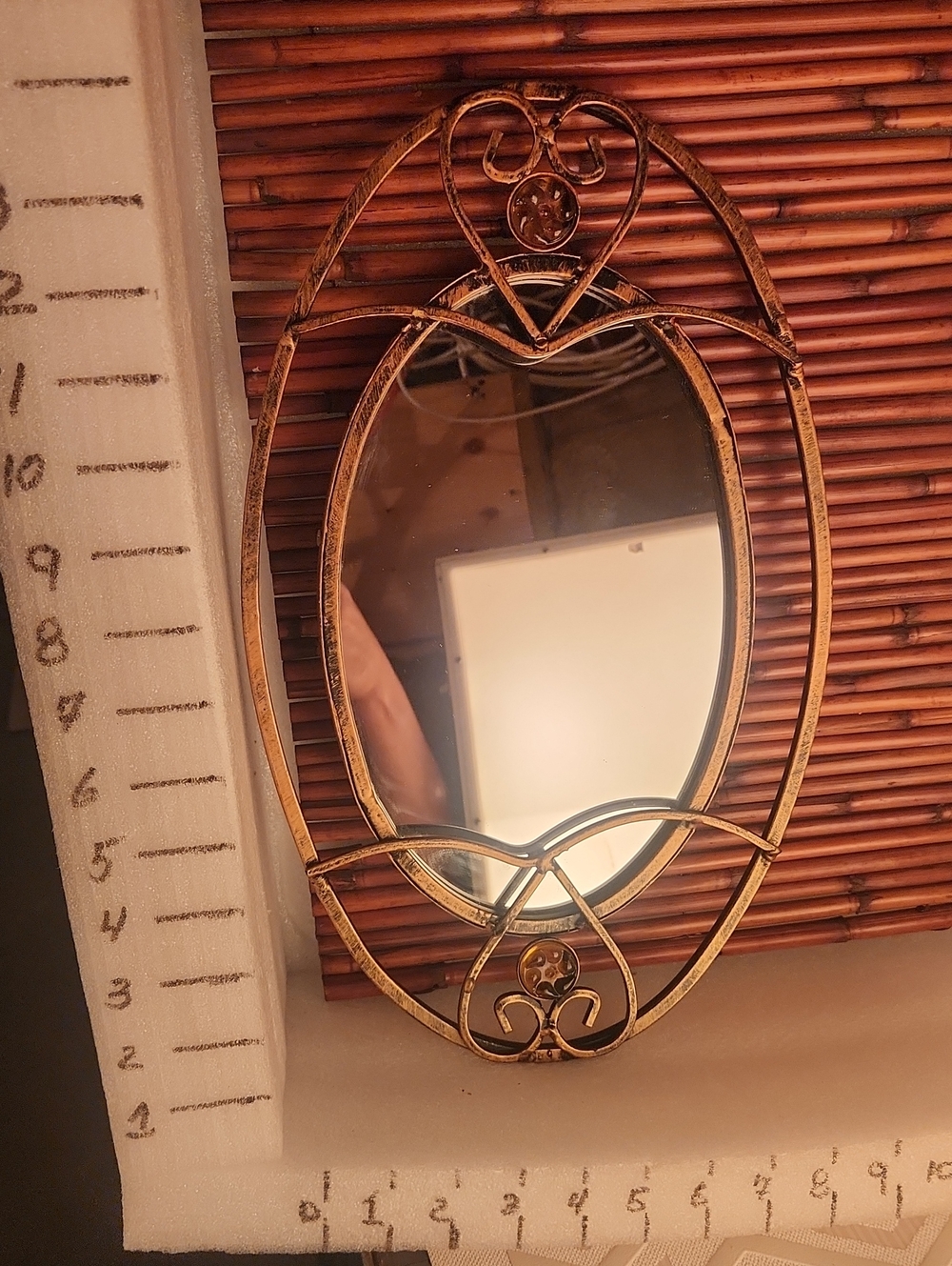 Ornate Oval Wall Mirror - Decorative Home Wall Decor